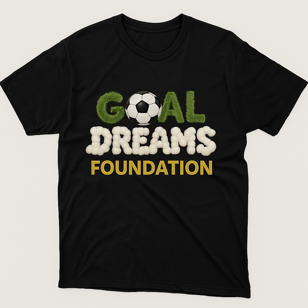 Goal Dreams Foundation Black T Shirt 