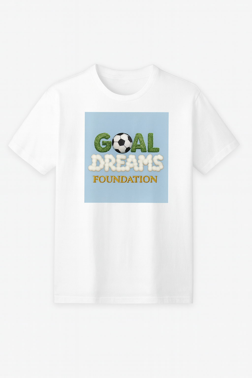White Goal Dreams Foundation T Shirt