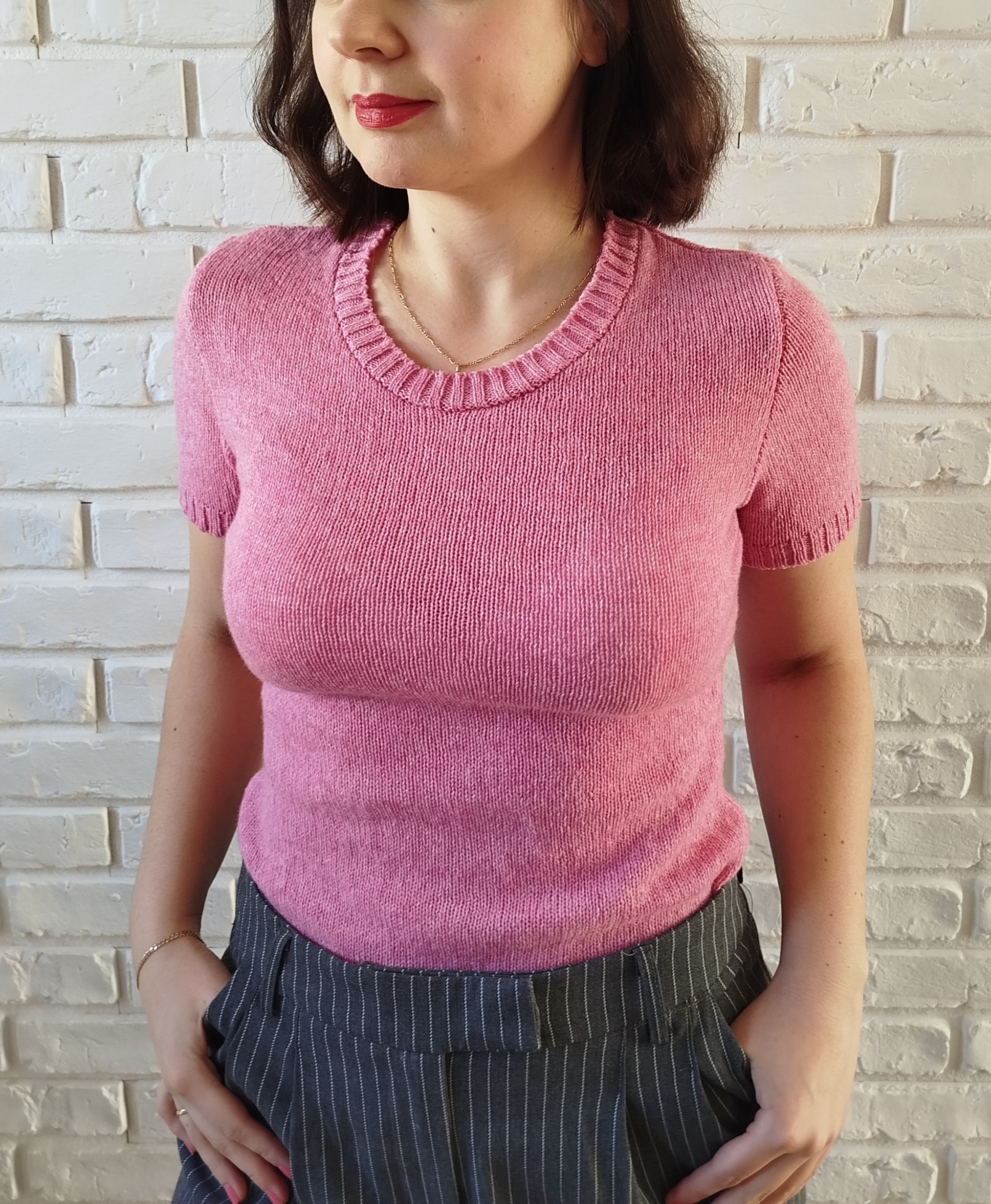 Bluzka Marshmallow z krótkim rękawem