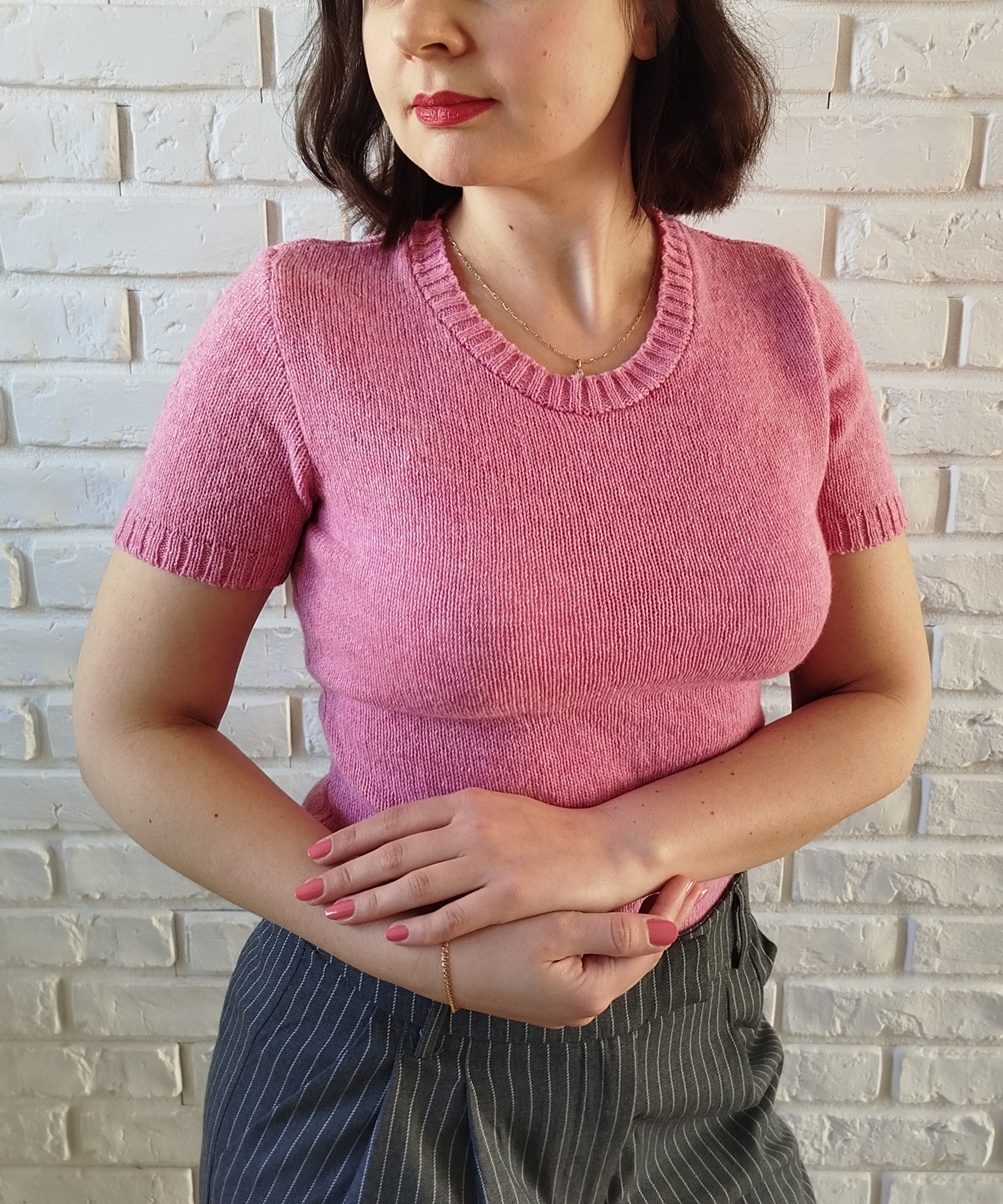 Bluzka Marshmallow z krótkim rękawem