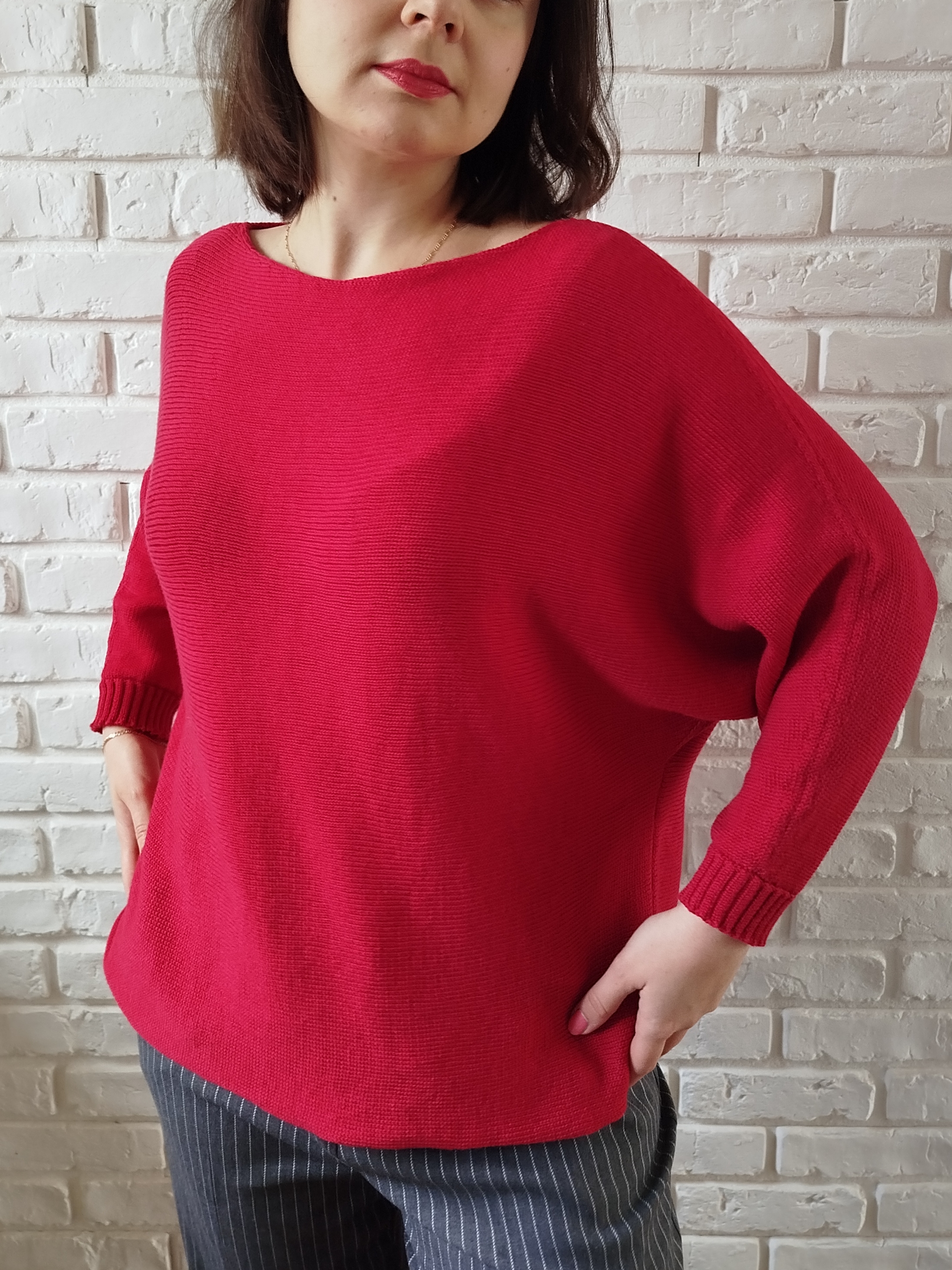 Bluzka nietoperz "Malinowa Chmurka"