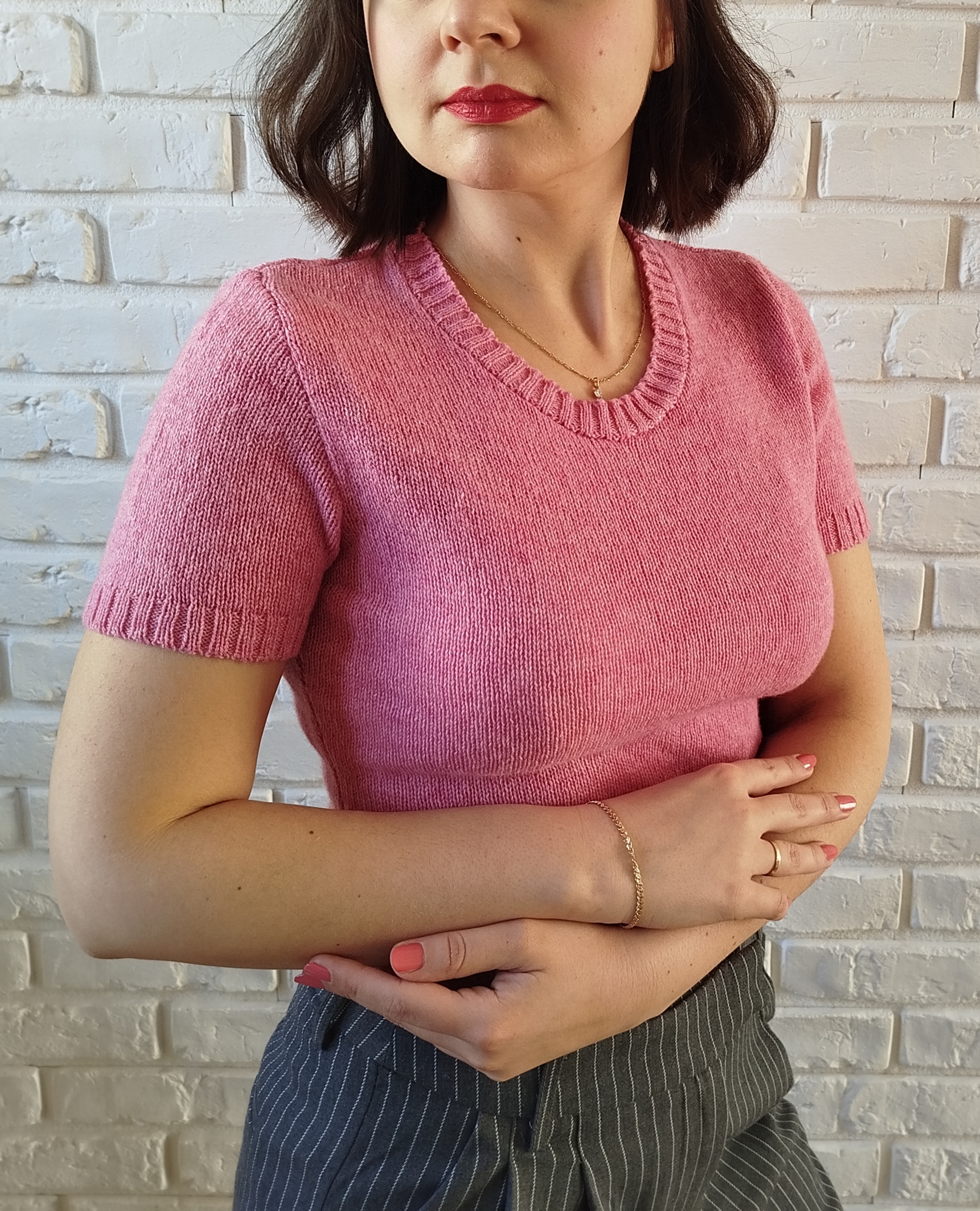 Bluzka Marshmallow z krótkim rękawem