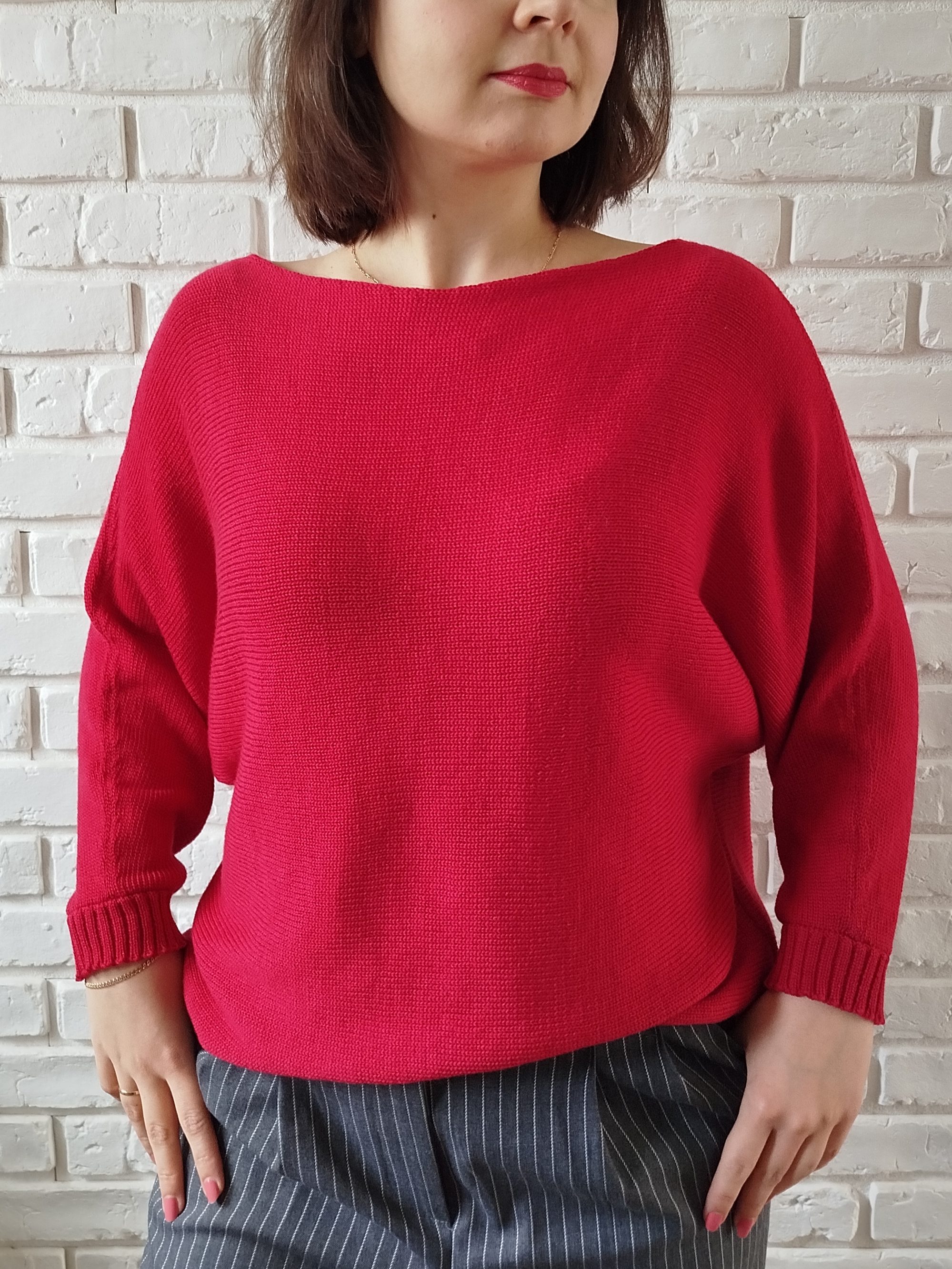 Bluzka nietoperz "Malinowa Chmurka"