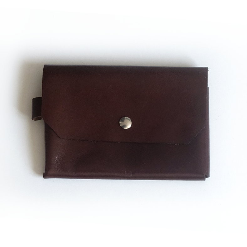 Portefeuille cuir aniline cognac