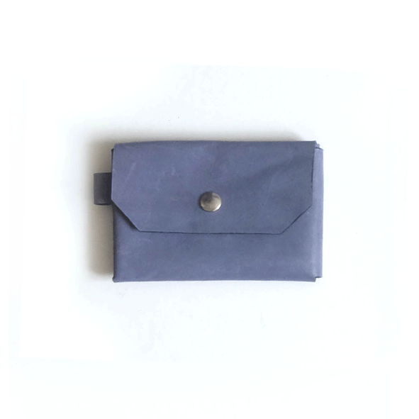 Porte-monnaie cuir nubuck violet