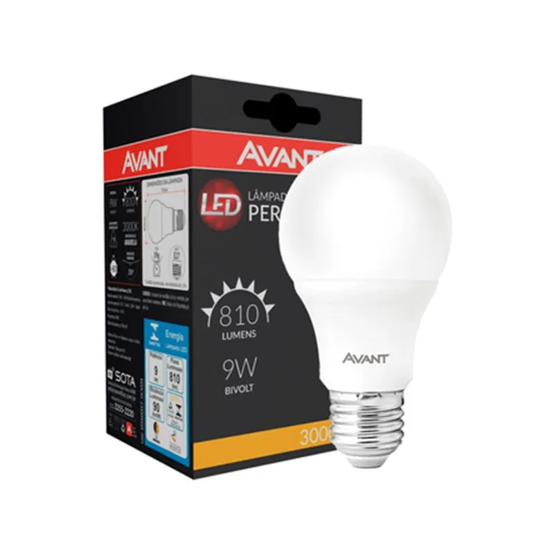 Lâmpada LED Avant 9W
