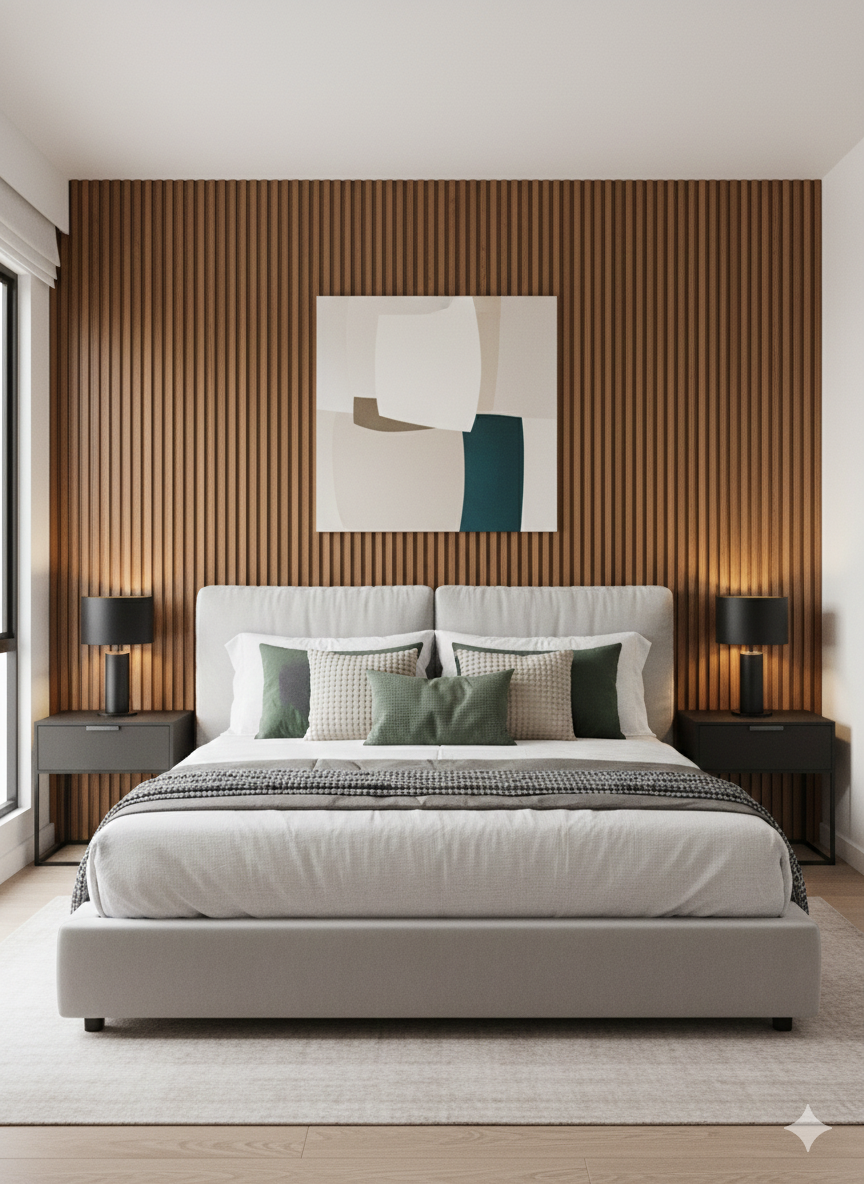 Painel Ripado WPC - Freijó 