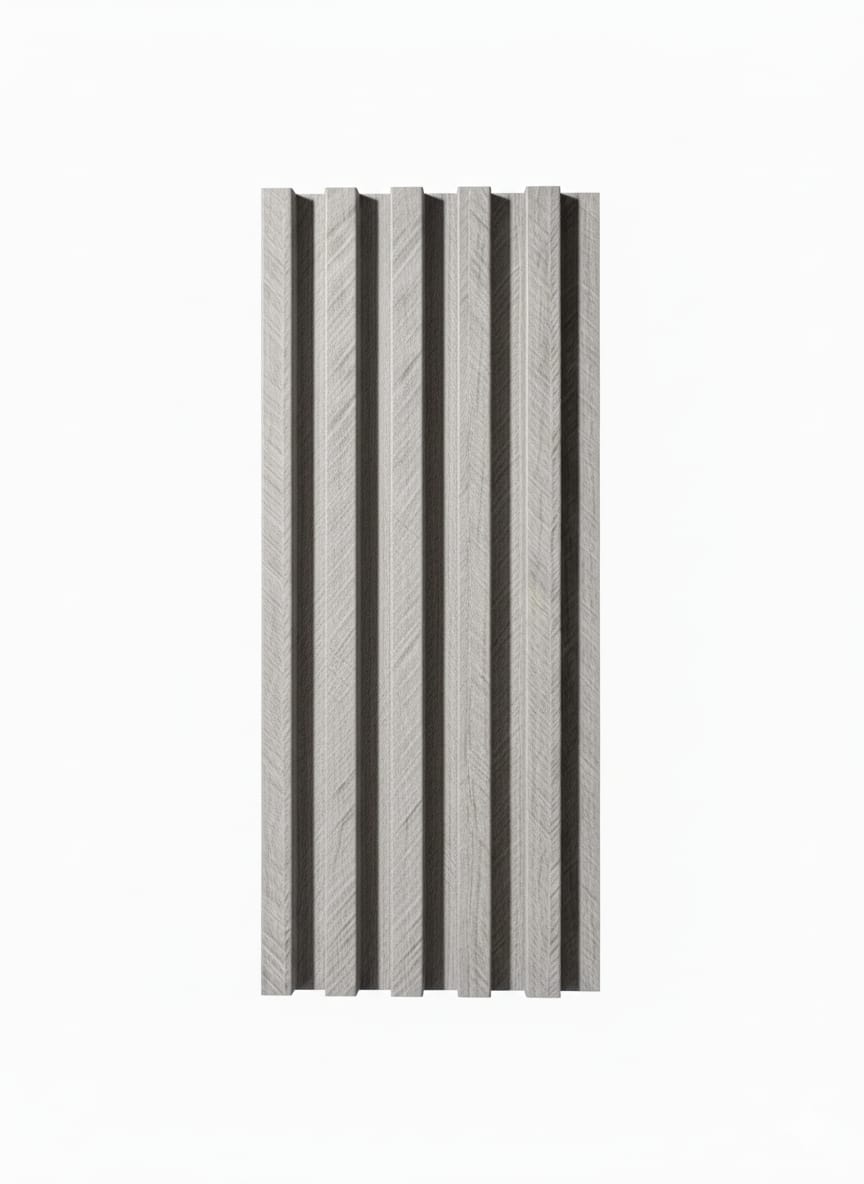 Painel Ripado WPC - Cinza