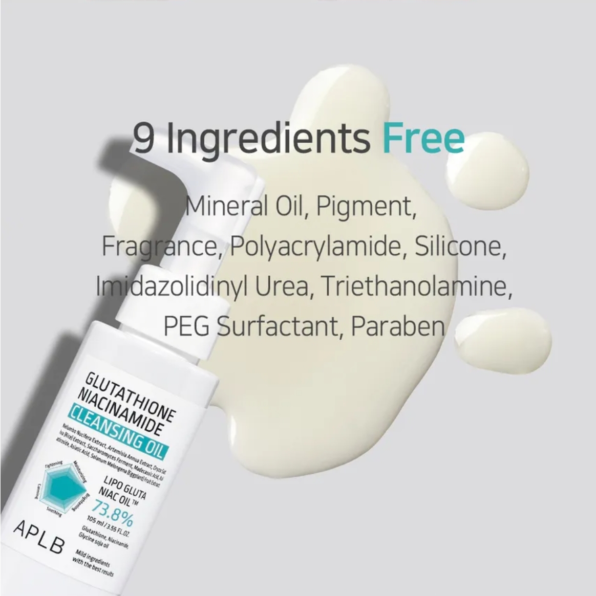APLB Aceite limpiador con Glutatión y Niacinamida