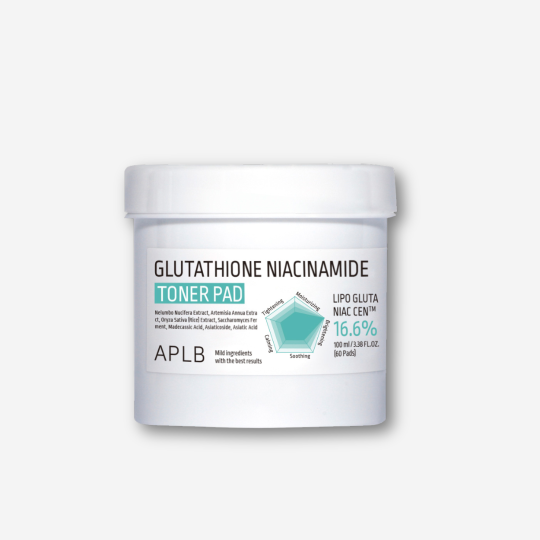 Almohadillas de tónico con glutatión y niacinamida