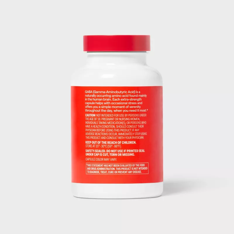 Suplemento de GABA 750 mg