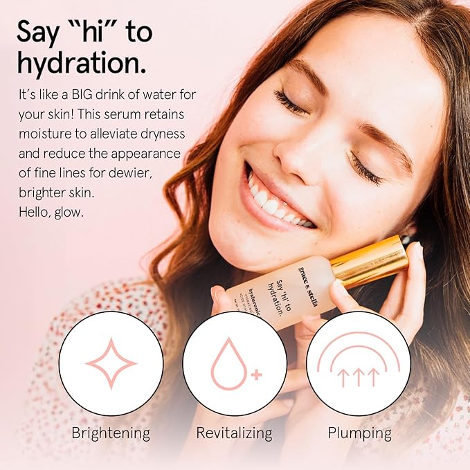 Suero hidratante con ácido hialurónico