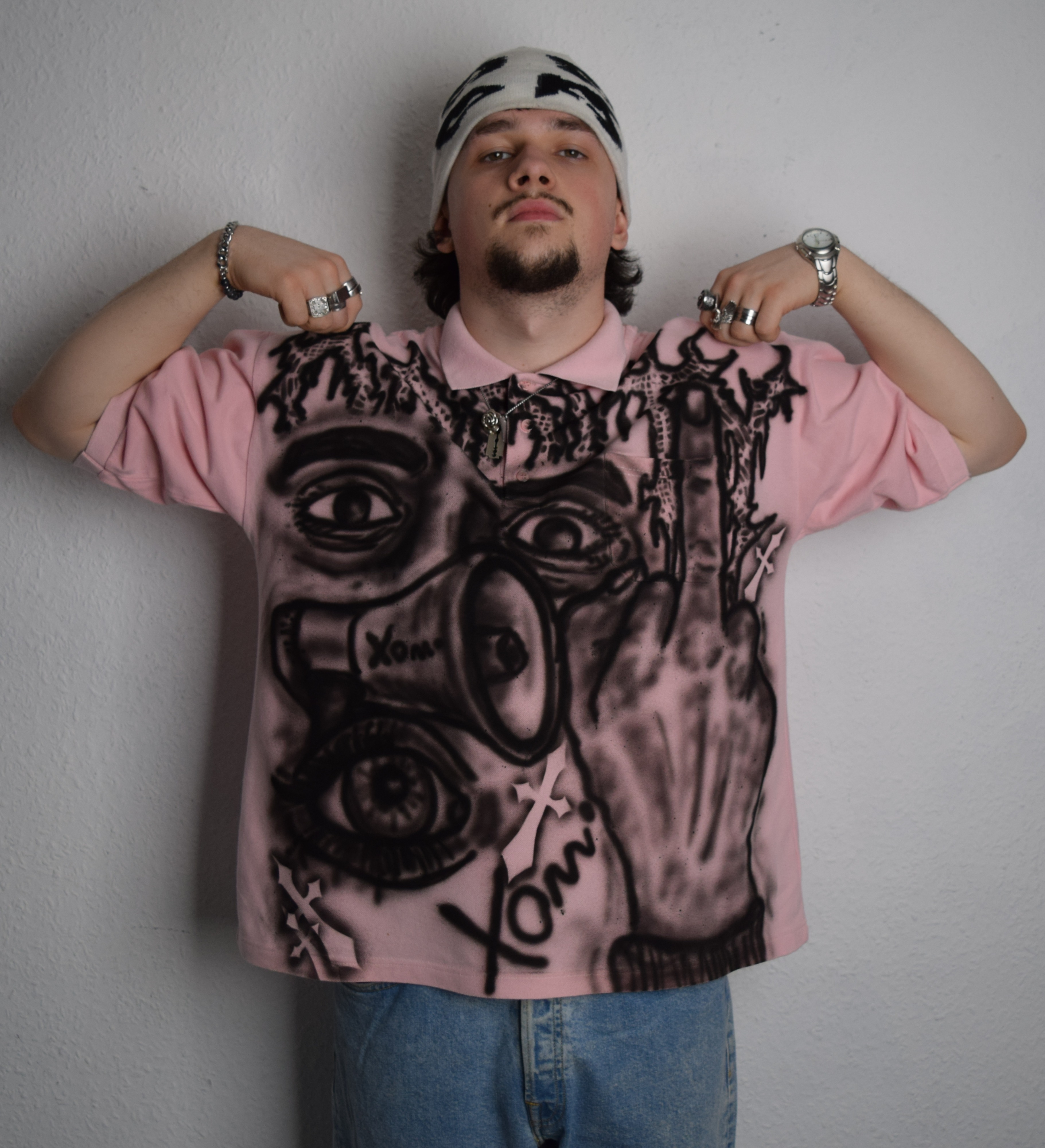 FXCK U - Airbrushed T-shirt