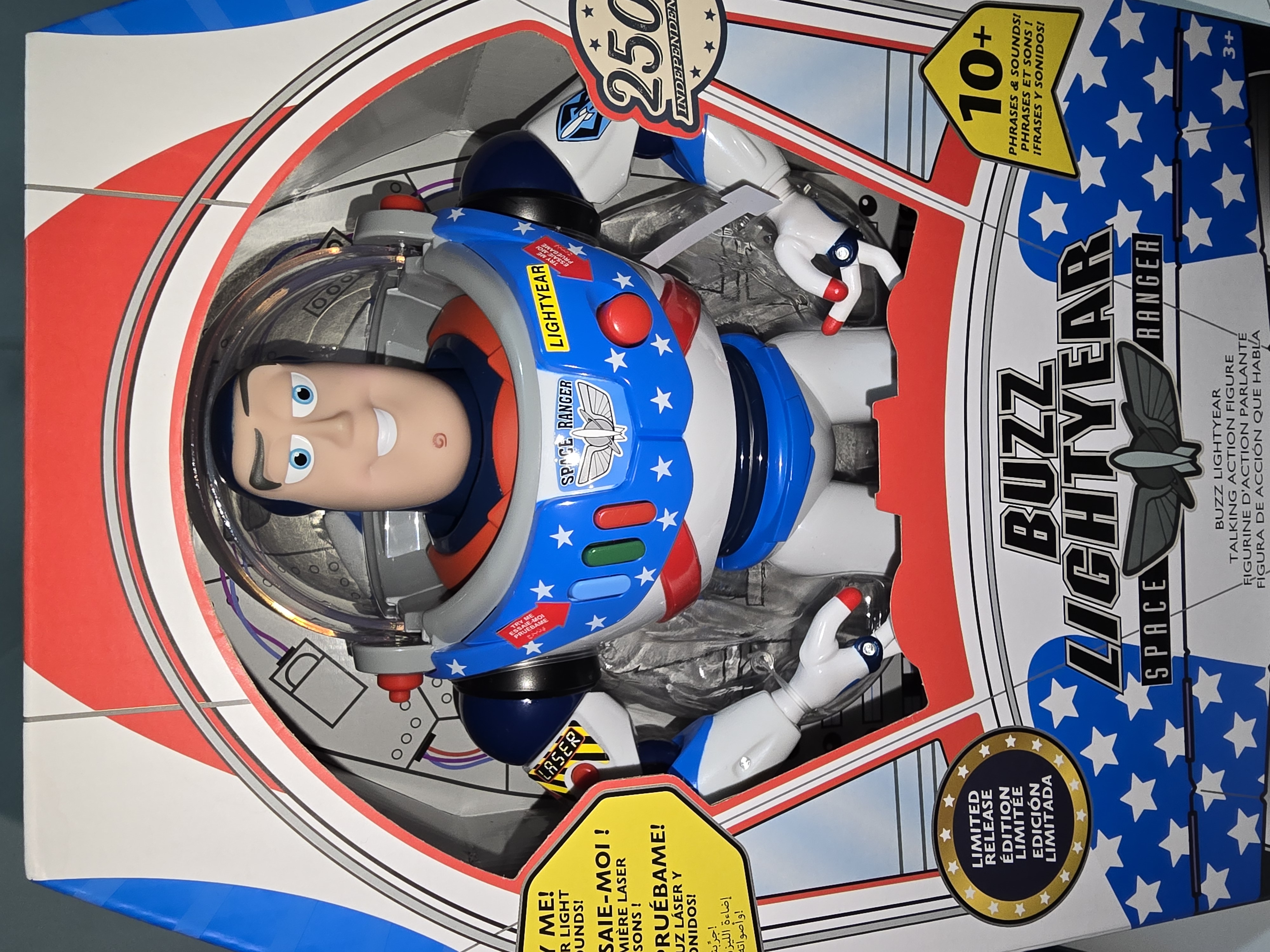 Buzz Lightyear Edición Especial 250th Idependence Day
