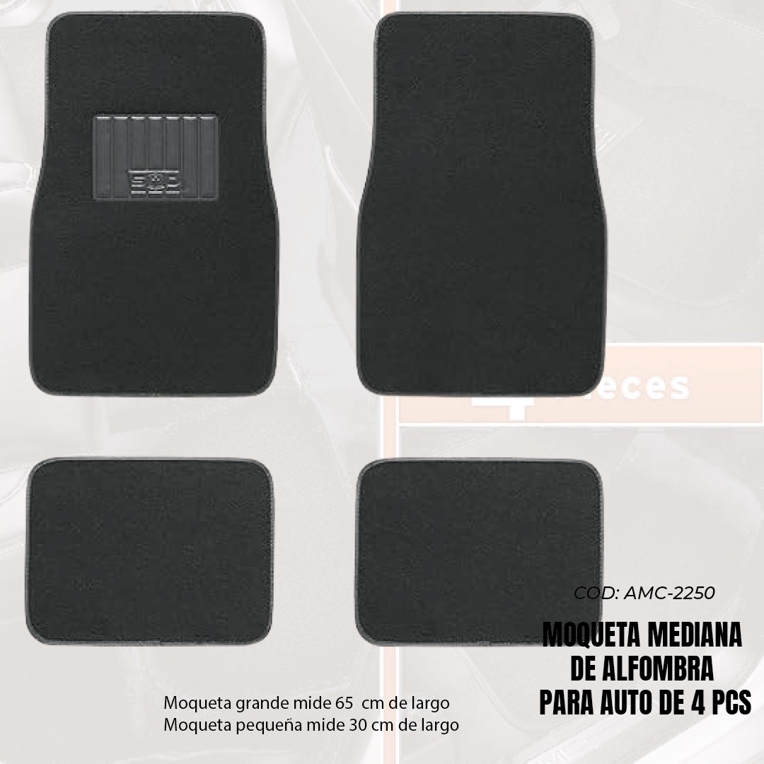Moqueta mediana de alfombra para auto