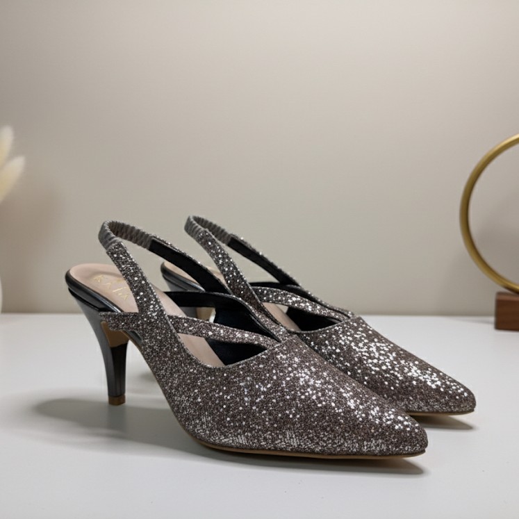 Pointed-Toe Slingback Pumps