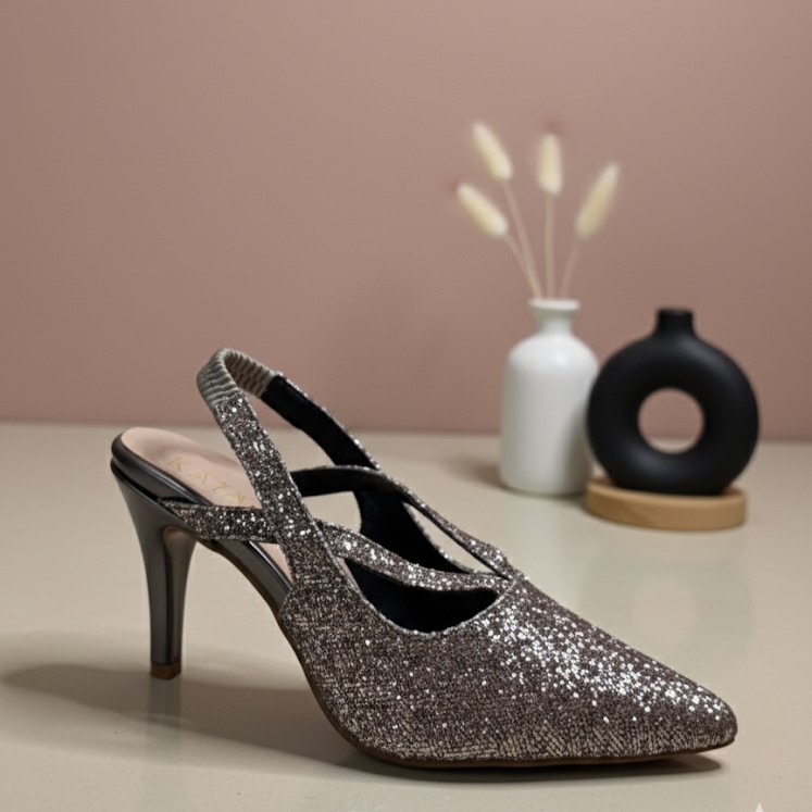 Pointed-Toe Slingback Pumps