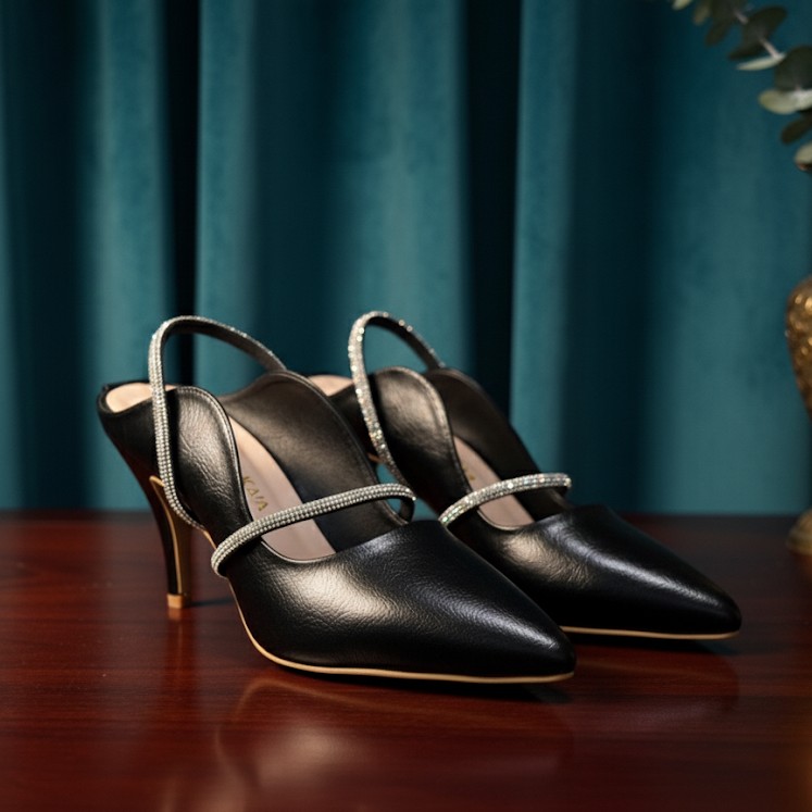 Crystal Strap Pumps