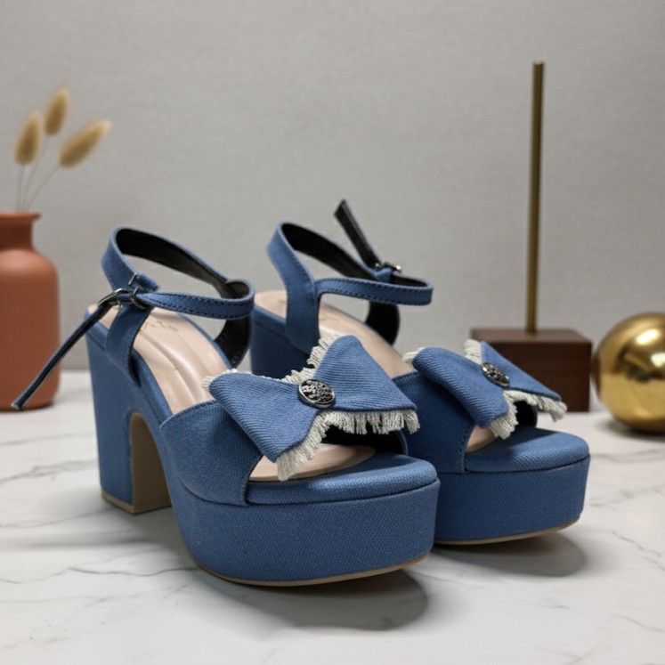 Chic Buckle Block Heels