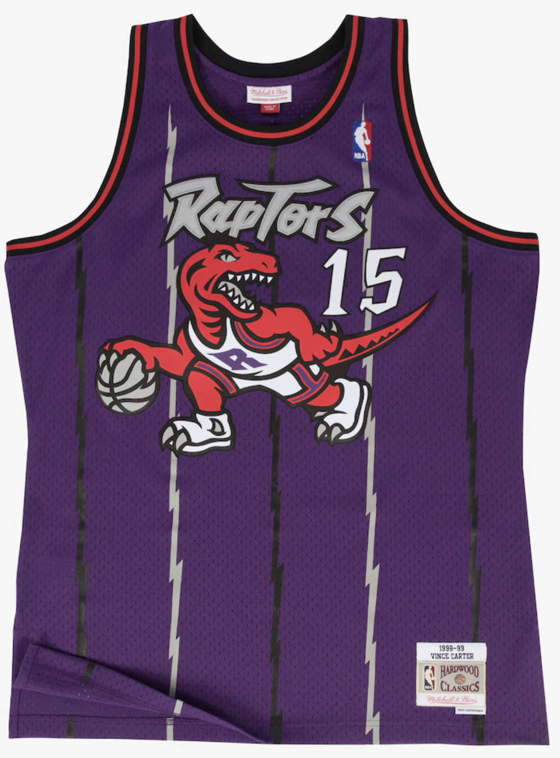 Vince Carter Toronto Raptors Throwback Purple Jersey