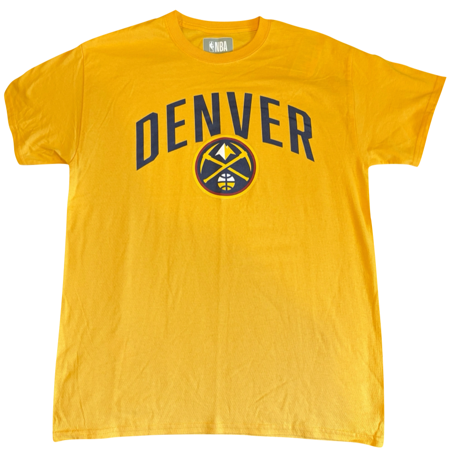 Denver Nuggets Yellow T-shirt