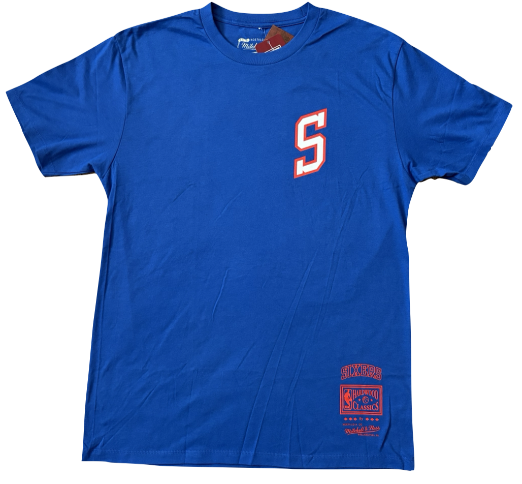Philadelphia 76ers Royal Hardwood Classics T-Shirt