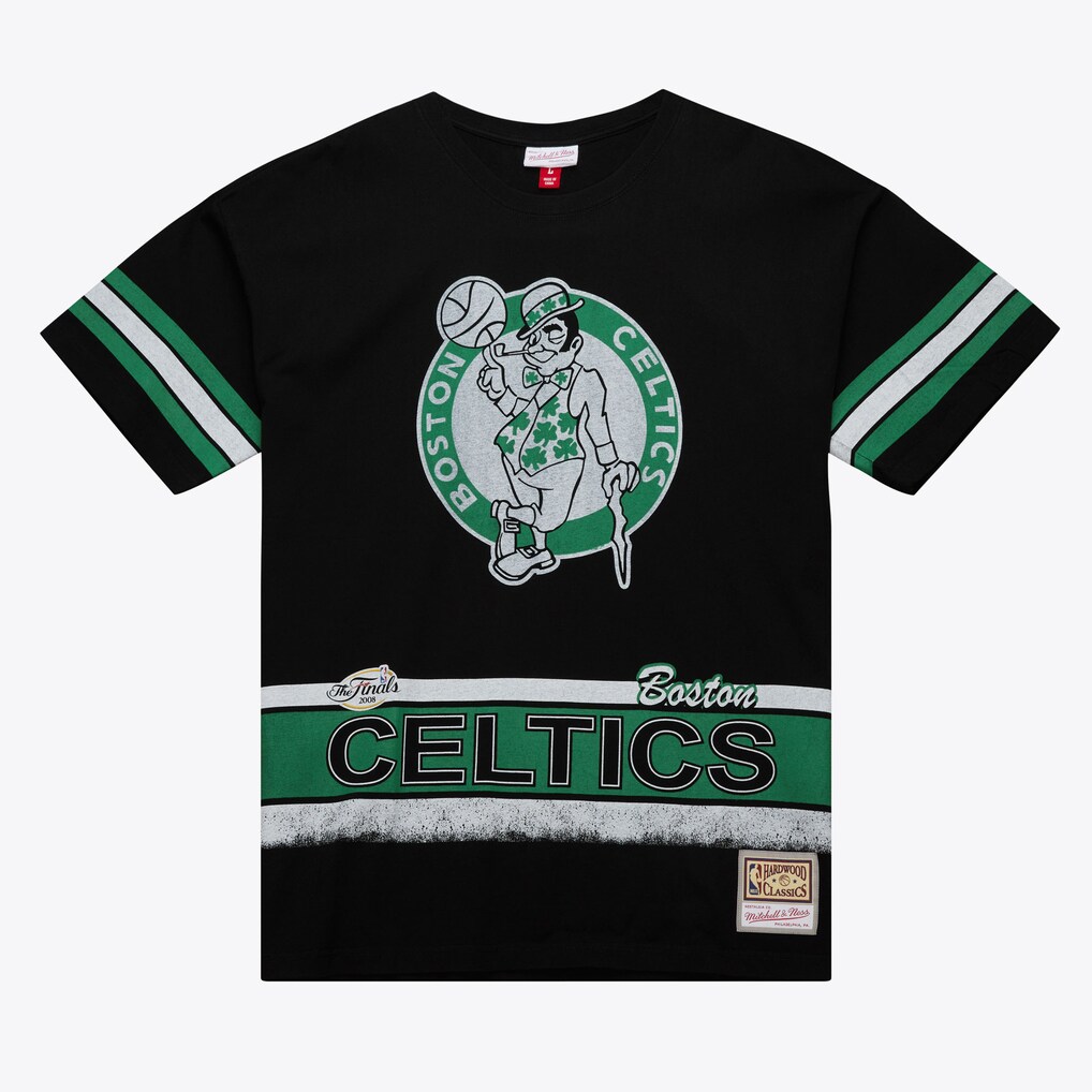 Boston Celtics Mitchell and Ness Oversized Vintage T-Shirt