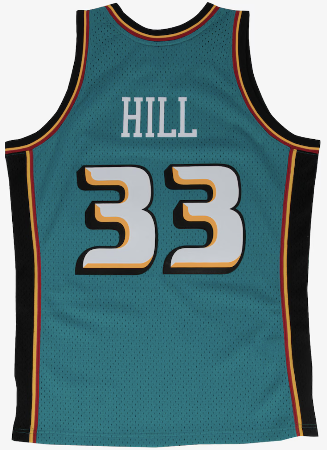 Grant Hill Detroit Pistons 1998-99 Teal Swingman Player Jersey