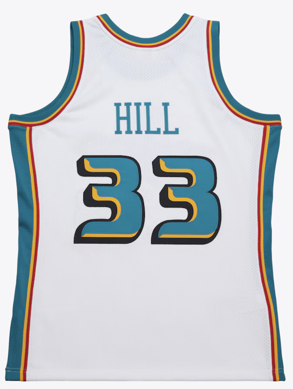Grant Hill Detroit Pistons 1998-99 Teal Swingman Player Jersey