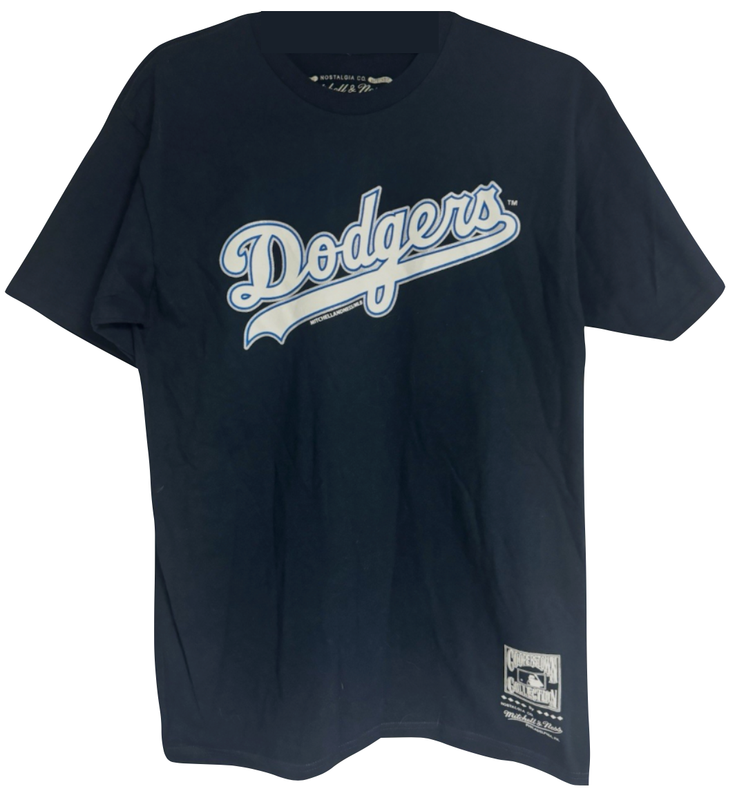 Los Angeles Dodgers Mitchell & Ness T-Shirt Logo Cooperstown