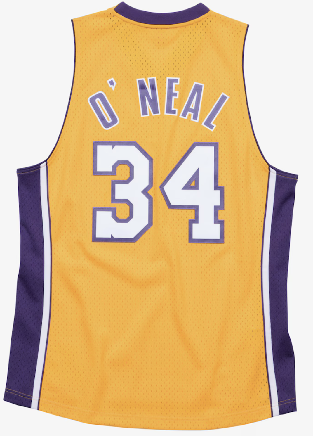 Shaquille O'Neal Los Angeles Lakers 1999-00 Gold Swingman Player Jersey