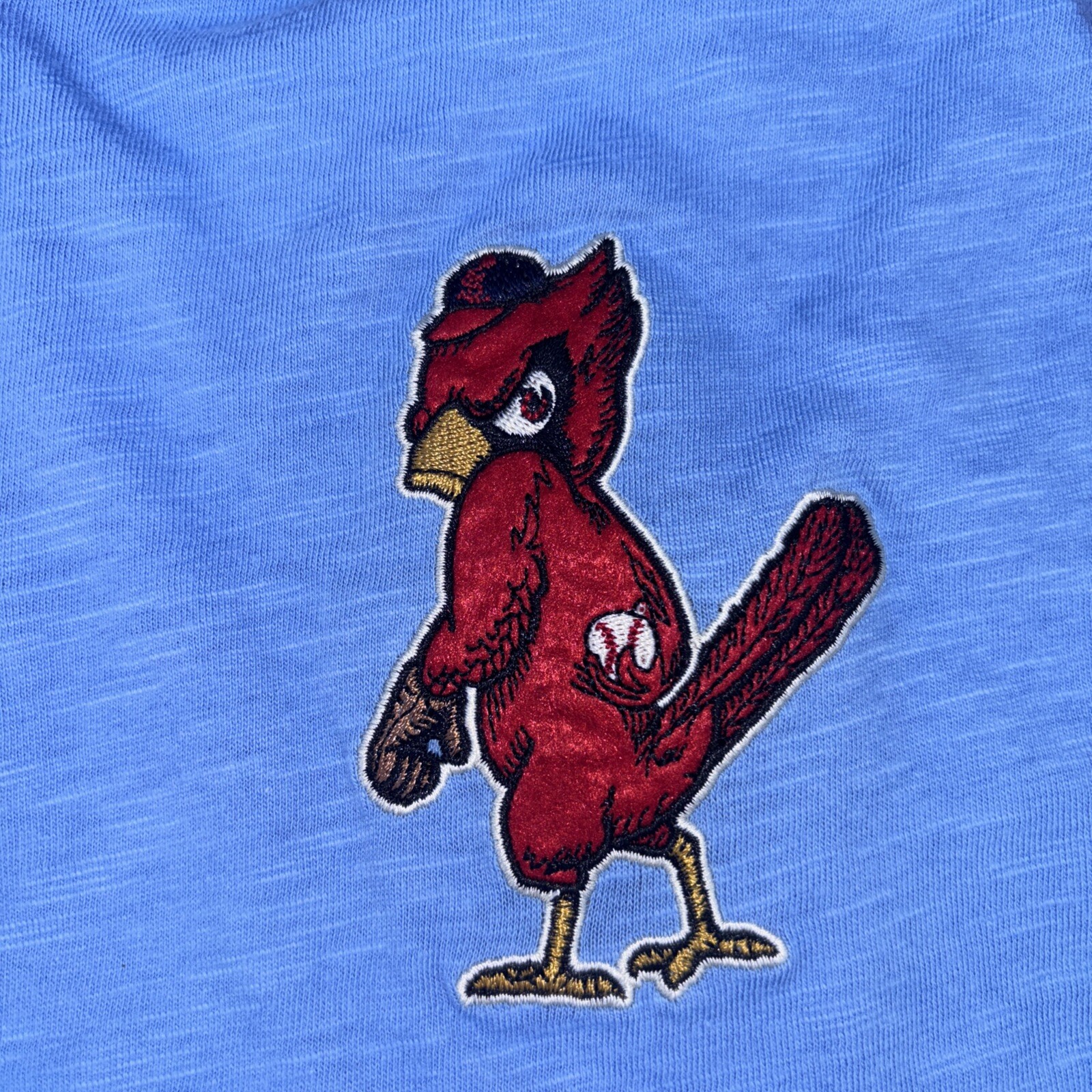 Mitchell & Ness St Louis Cardinals Henley 3/4 Sleeve T-Shirt