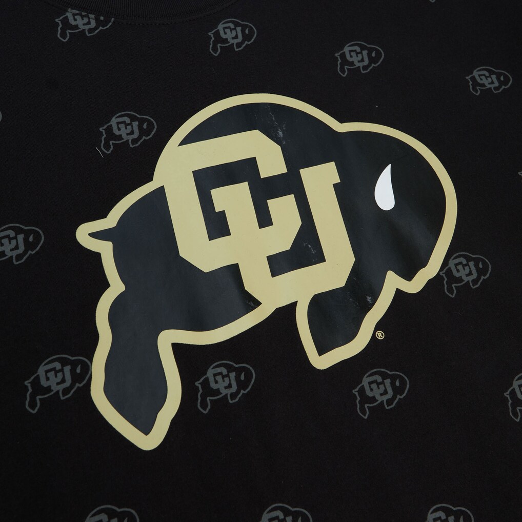 Mitchell and Ness Colorado Buffaloes Allover Print T-Shirt