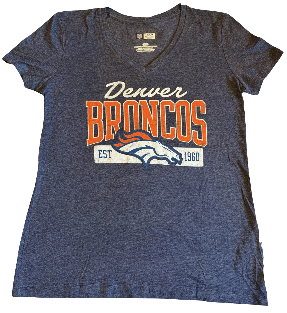 Women's Denver Broncos Blue T-Shirt