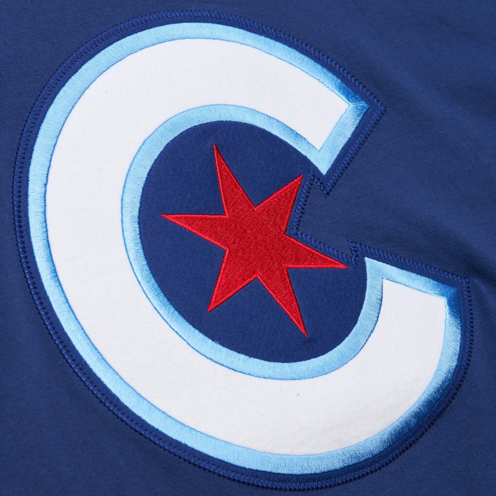 Mitchell and Ness Chicago Cubs City Connect Long Sleeve T-Shirt