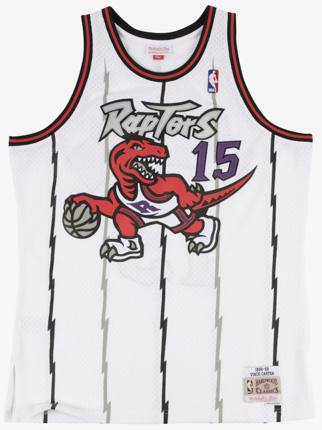 Vince Carter Toronto Raptors White Jersey