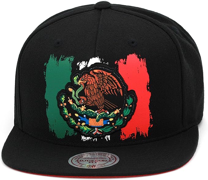 Mitchell & Ness Mexican Flag Snapback Mexico Hat