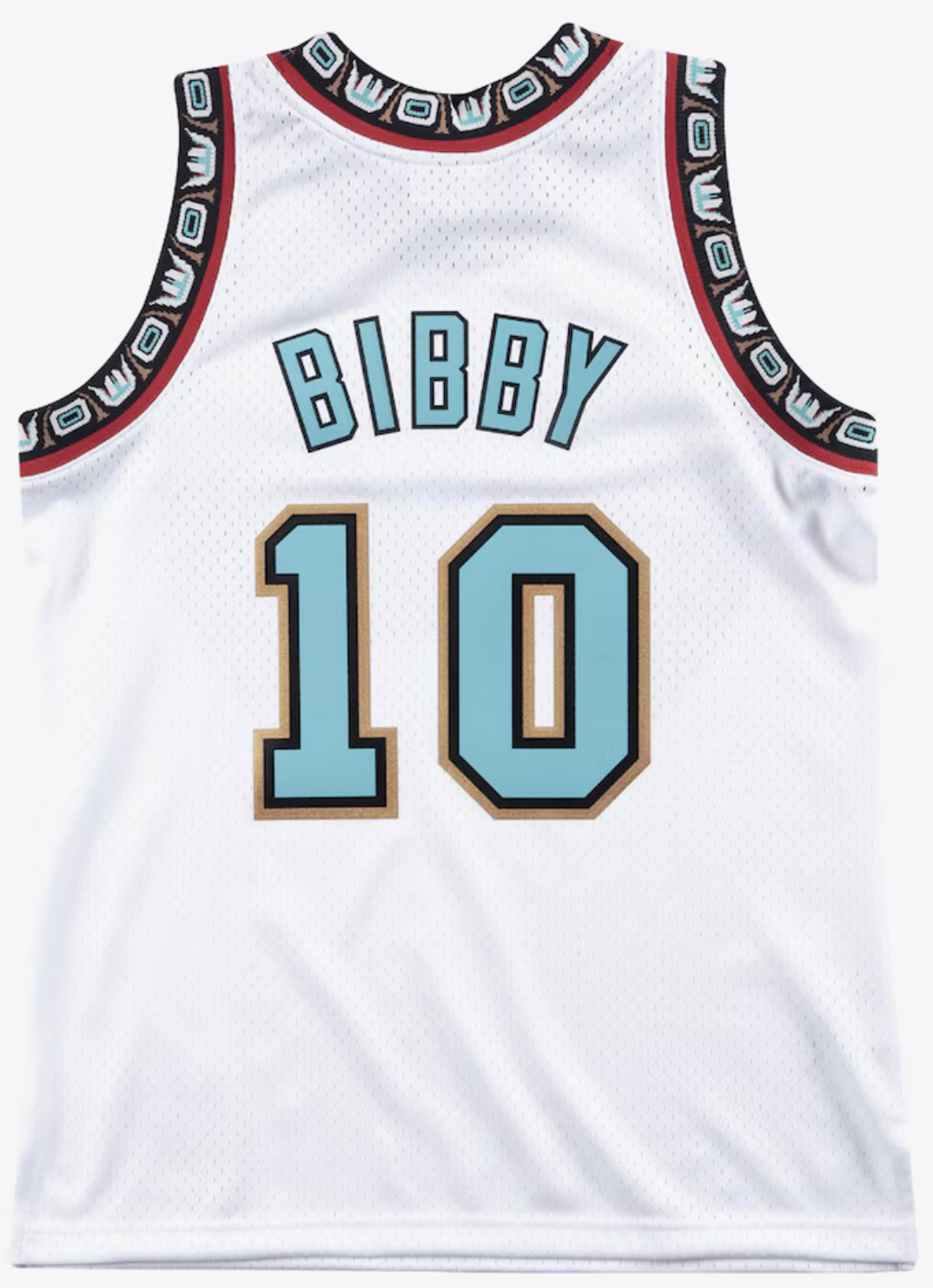 Mike Bibby Vancouver Grizzlies 1998-99 White Swingman Player Jersey