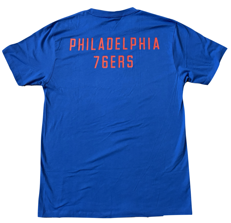 Philadelphia 76ers Royal Hardwood Classics T-Shirt