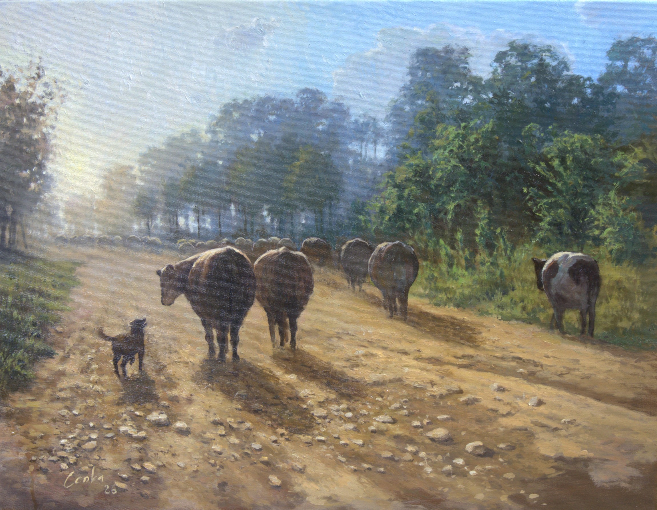 To the morning pasture