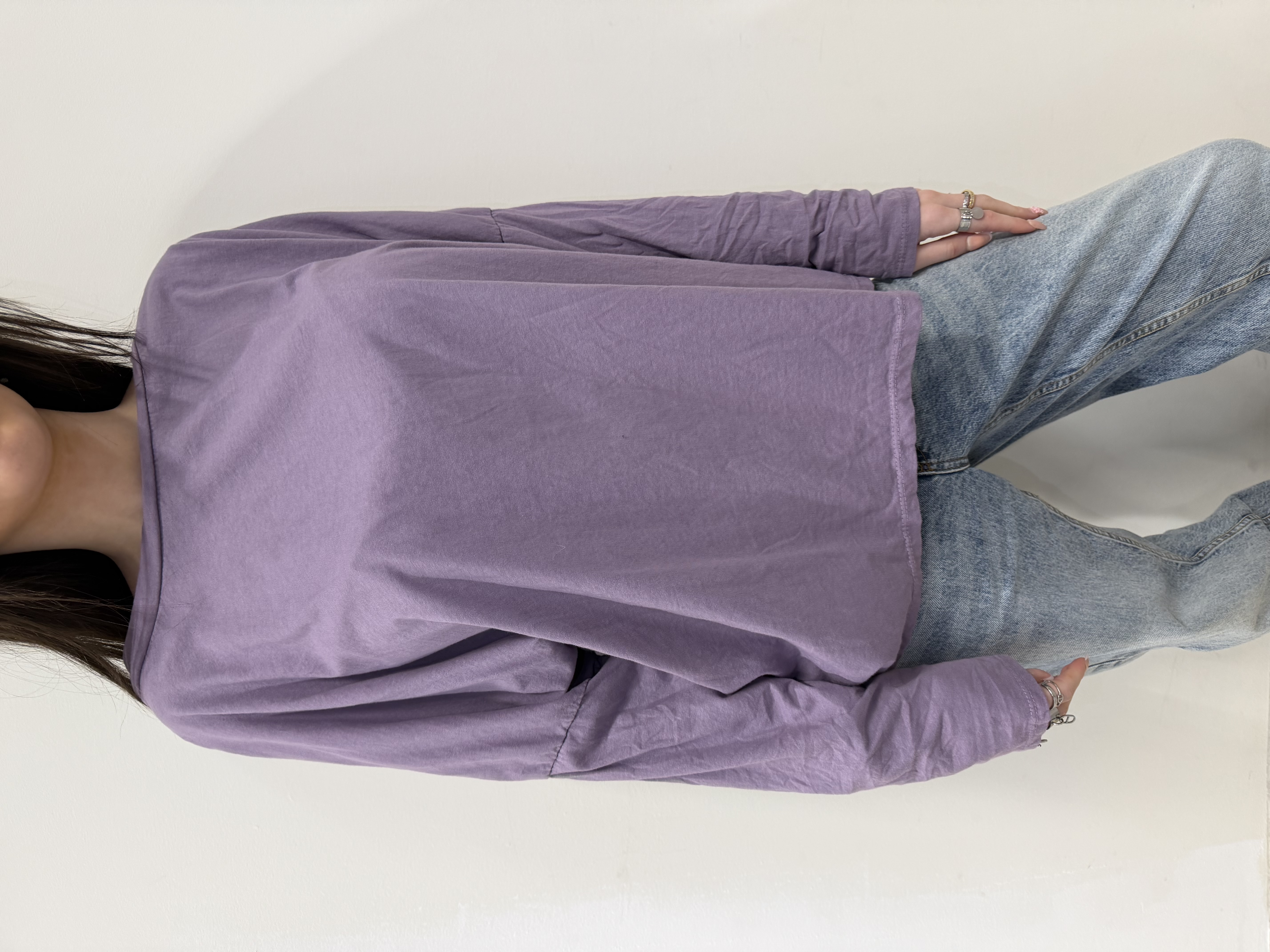 T-shirt 100% coton, manches longues – Margot Paris