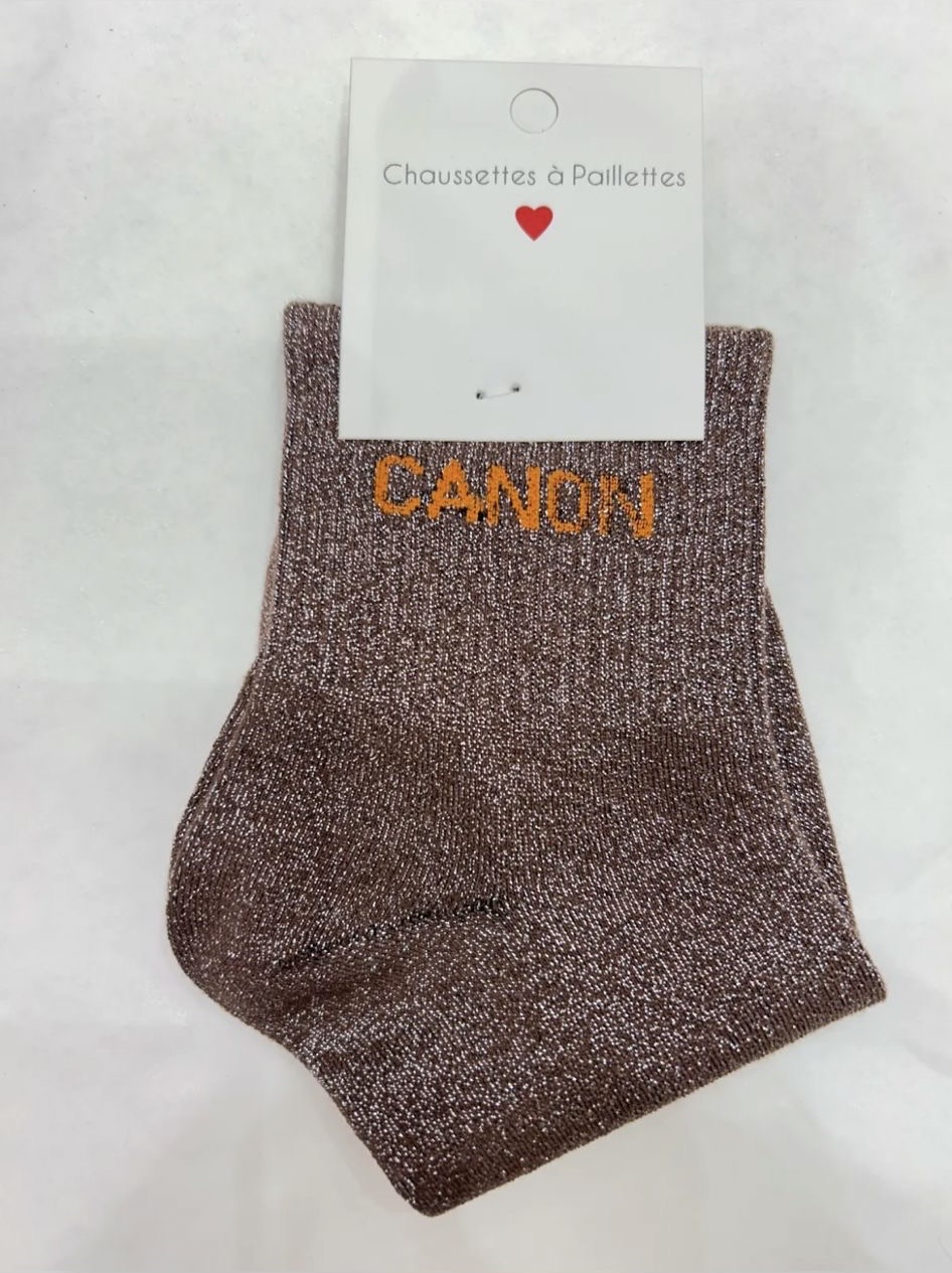 Chaussettes à paillettes, Canon - Mochimo