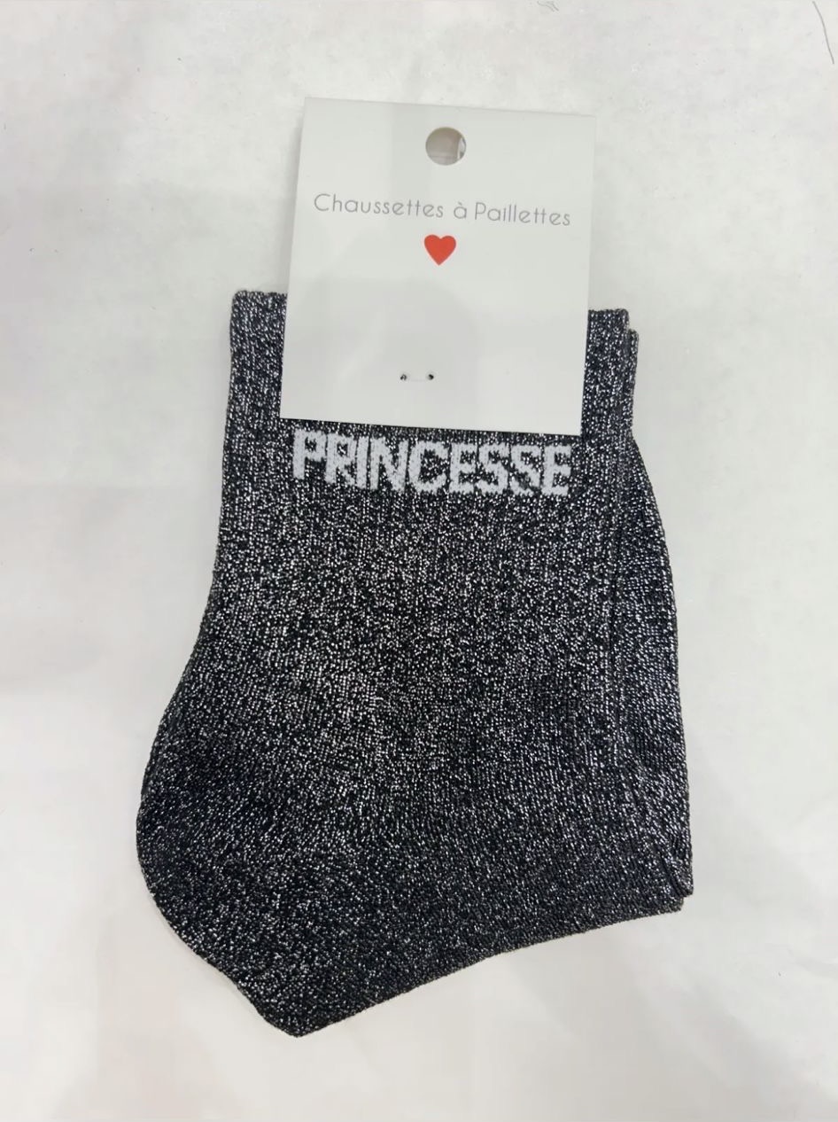 Chaussettes à paillettes, Princesse - Mochimo