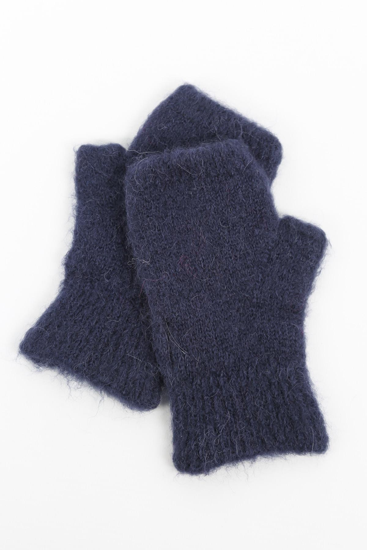 Mitaines courtes en baby alpaga - Naïs