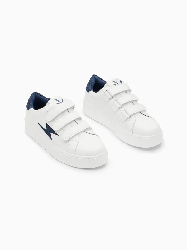 Baskets Aleïna, Denim - Vanessa Wu