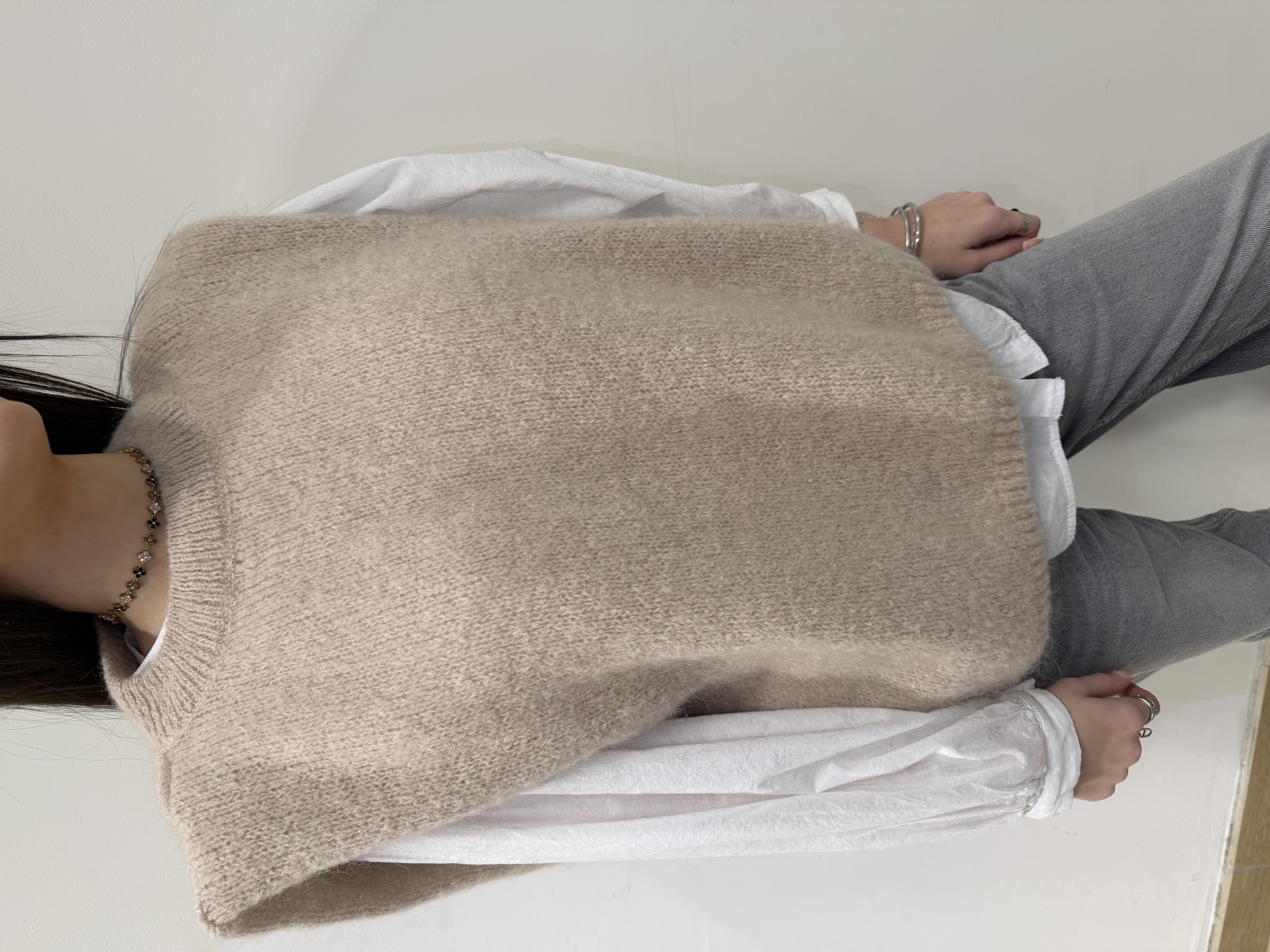 Pull, sans manches à épaulettes - Naïs