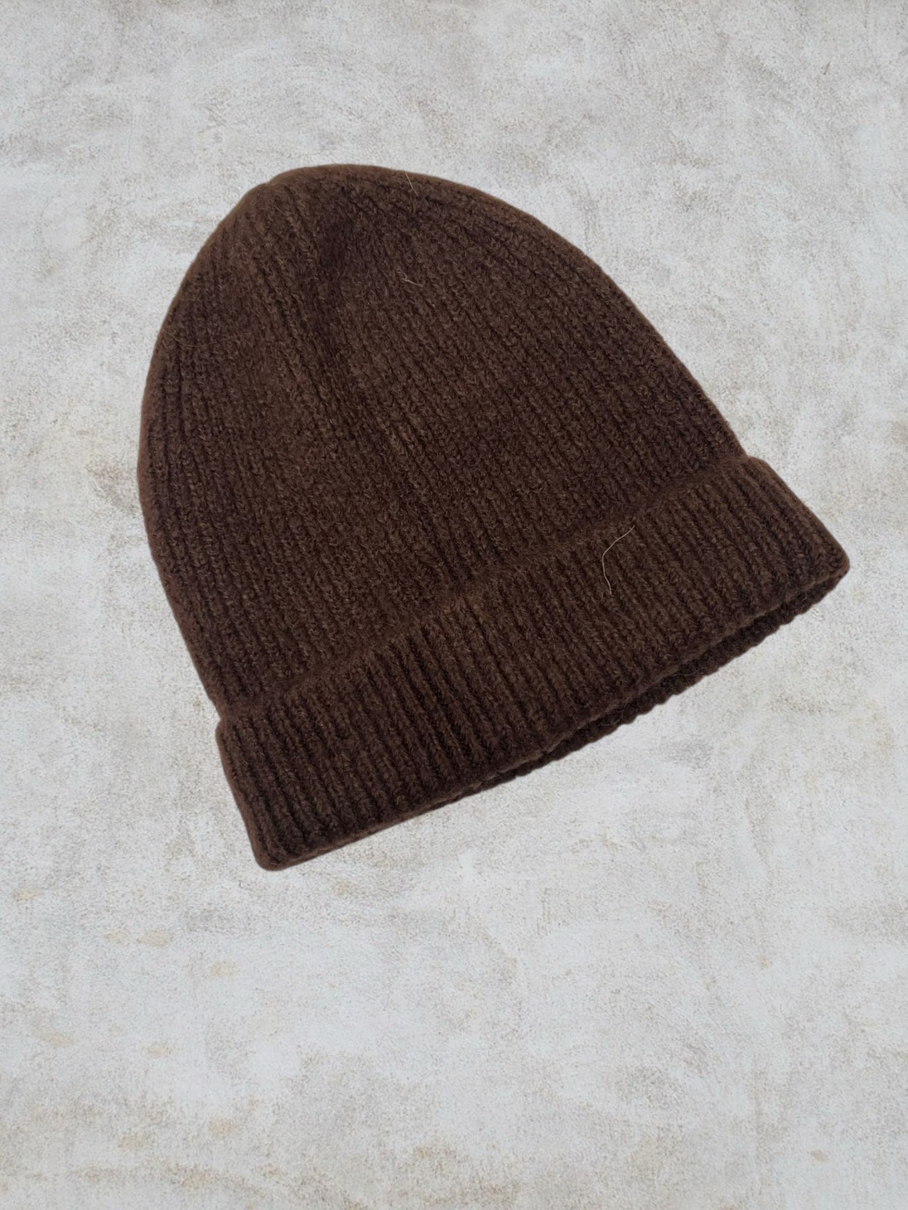 Bonnet en alpaga et laine - Naïs