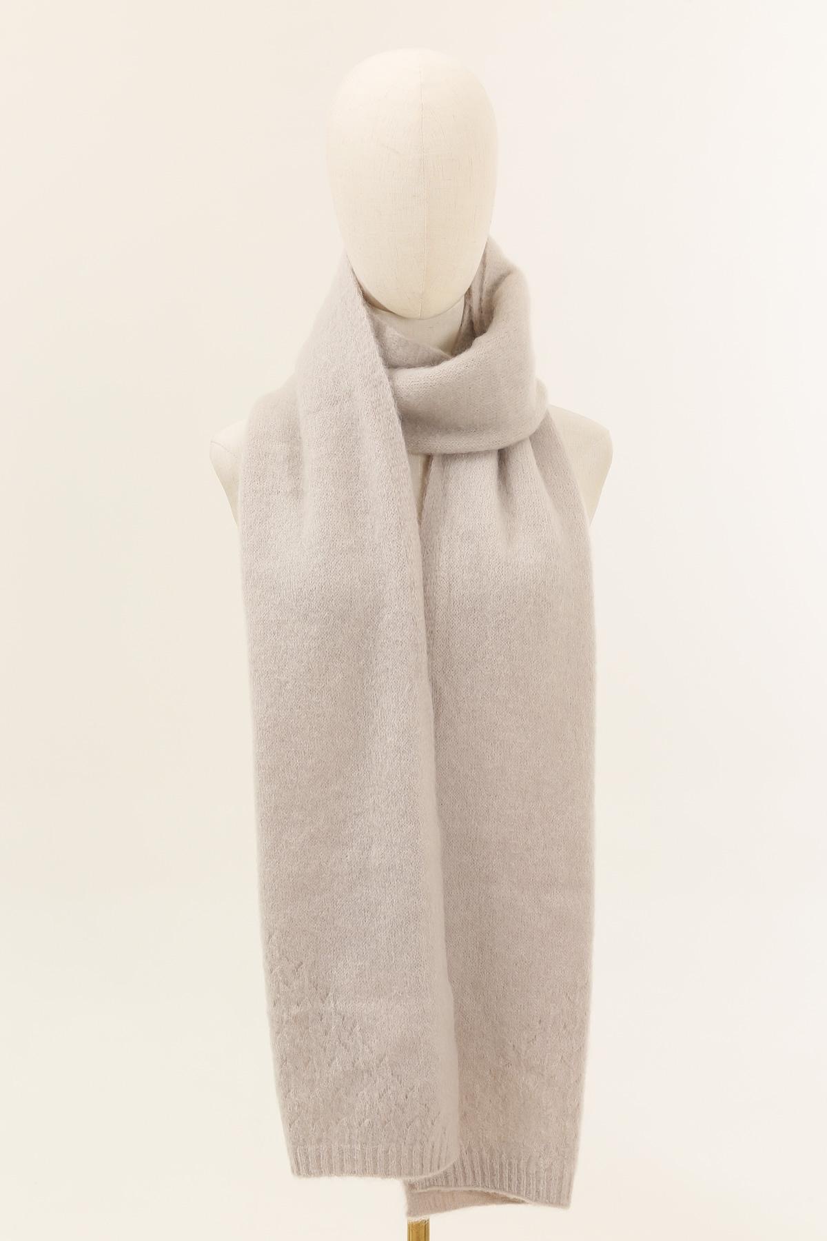 Écharpe en kid mohair et laine - Naïs