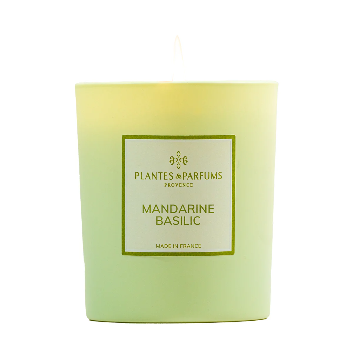 Bougie Végétale Parfumée, Mandarine Basilic - Plantes & Parfums