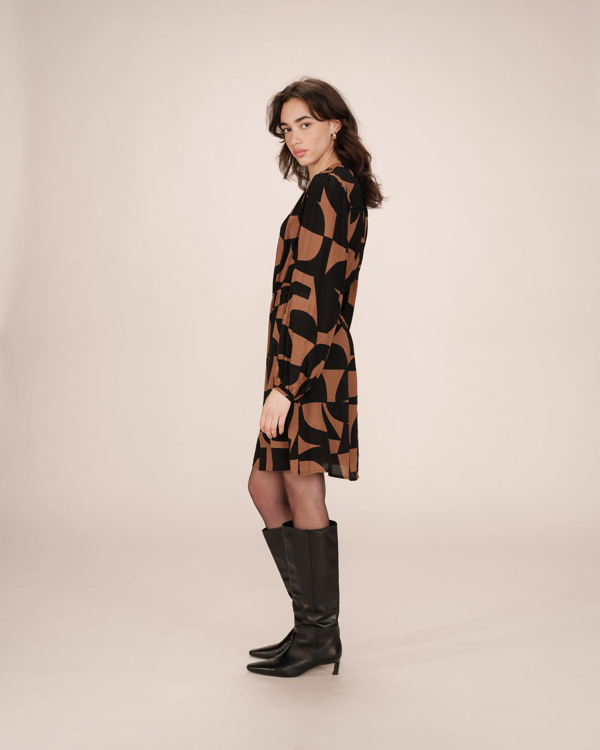 Robe Selia, Chocolat - Grace & Mila